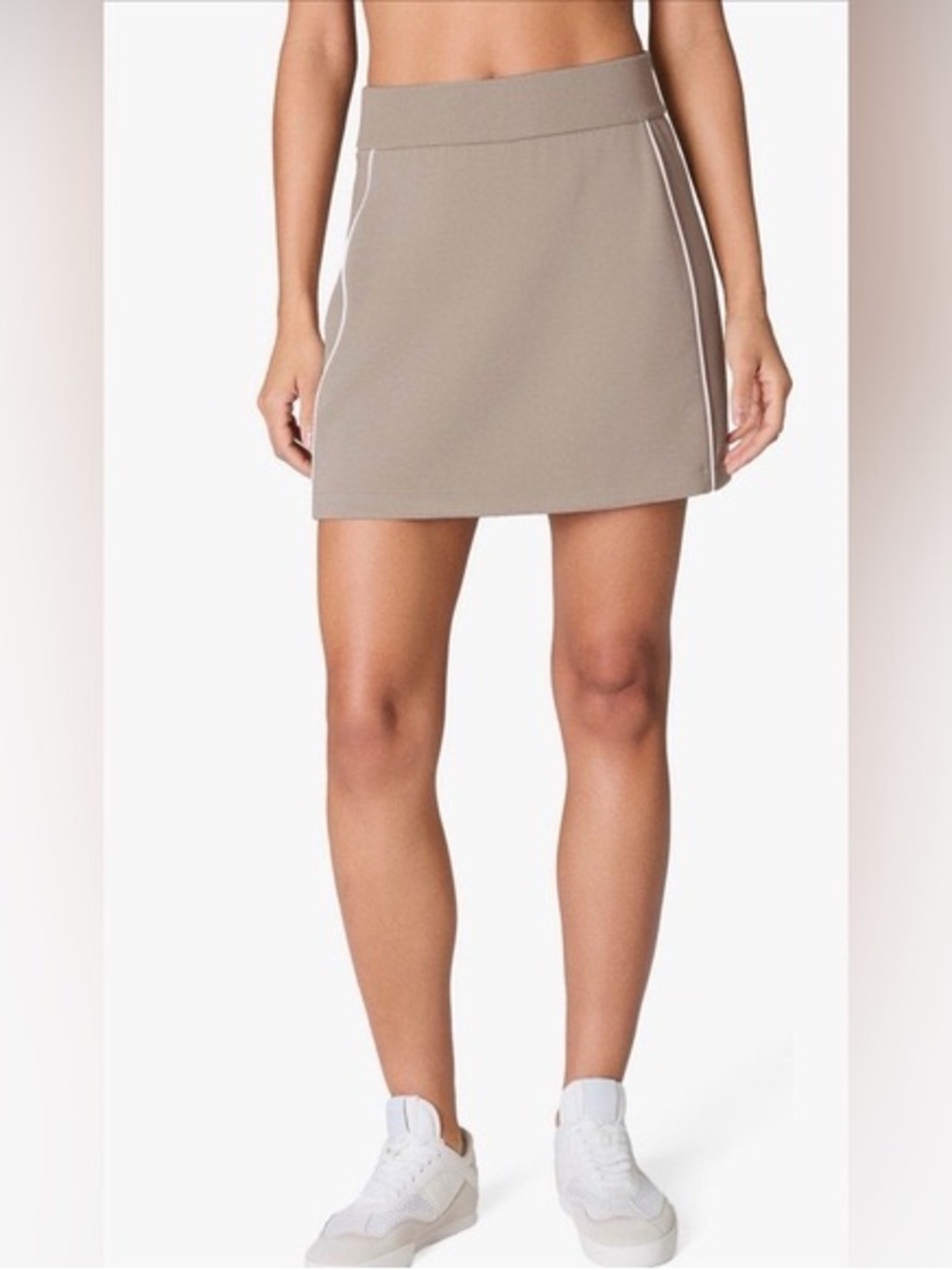 SPANX AirEssentials Pique Skort Tan White